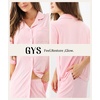 GYS Women’s Bamboo Viscose Button Down Pajama Set, Cooling for Hot Flashes(​peach​)