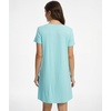 GYS Women’s Bamboo Viscose Cooling Short Sleeve Nightgown for Hot Flashes(Aqua)