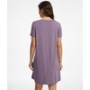 GYS Women’s Bamboo Viscose Cooling Short Sleeve Nightgown for Hot Flashes(Violet)
