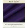 GYS Women’s Bamboo Viscose Tank Nightgown Sleep Dress(Crew Neck-deep Purple)