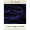 GYS Women’s Bamboo Viscose Tank Nightgown Sleep Dress(Crew Neck-navy)