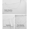 GYS Women’s Bamboo Viscose Thermal Underwear Set(White)