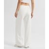 GYS Womens White Sweatpants, Baggy Lounge Pants, Wide Leg Workout Pants(White)
