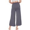 GYS Women’s Wide Leg Pajama Pants with Pockets Soft Yoga Palazzo Pants Lounge Trousers Sweatpants with Casual Split(Dark Grey)