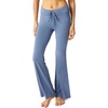 GYS Flare Leggings for Women Soft Stretchy Modal Workout Bootcut Yoga Pants(Blue)