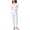 GYS Women’s Bamboo Viscose Thermal Underwear Set(White)